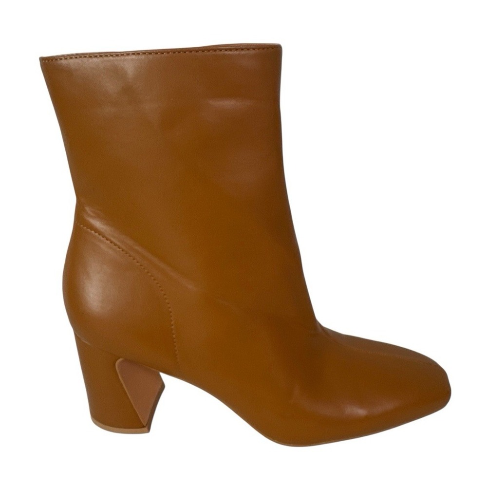 London‎ Rag Bruna Women's 10 Square Toe Ankle Boots Tan NWOB